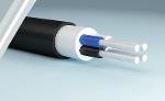 Power cable with aluminum core polyethylene (XLPE) insulation and casing