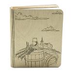 Wooden notebook Vineyard