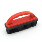 Rubber hair removal brush
