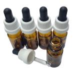 Glass Bottle Amber 10 ml with Assembled Dropper Evening