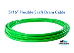 Flexible Shaft Drain Cleaning Cables (5/16")
