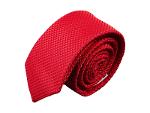 Elegant handmade men's tie, microfiber, 150x7cm, light red