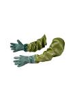 Extended green gloves