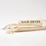 Natural Cotton Hair-Dryer Bag
