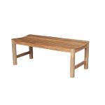wooden garden bench teak 100x46x45 cm