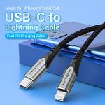 Vention Data Cable Mfi Certified Usb C To Lightning cable