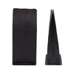 Flat bottom pouch kraft paper black High Barrier S