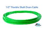 Flexible Shaft Drain Cleaning Cables (1/2")
