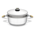 Casserole , 4.0 litres, Ø 24cm with lid and analog thermocontrol