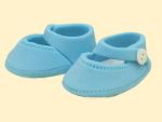 Set Of Confectionery Jewelry Shoes Blue 