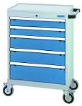 Mobile drawer cabinet T500-6 with 5 drawers, different...
