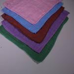 Colored pure-cotton wiping cloth