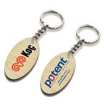 Wooden Keychain Oval