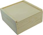 Wooden sliding box