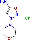 5-Amino-3-(4-morpholinyl)-1,2,3-oxadiazolium chloride