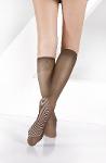 Ladies knee-high socks with cotton sole producer