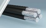 Aluminum compacted-core conductor with polyethylene lightproof insulation