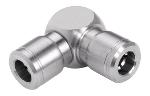 Stainless steel push-in fitting, 90° angle, VT1777