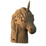 3D cardboard puzzle-sculpture Unicorn
