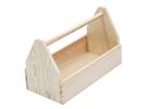Pine wood box, manufacturer.