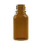 Amber Glass Bottle 15 ml with DIN18 Neck Finish – 65 mm