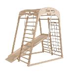 Wooden Children Climber Playset with Swing (Set 8 in 1)