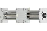 Linear module with trapezoidal lead screw