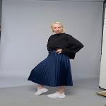 Merkaiy classic pleat Skirt