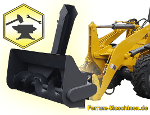 hydraulic snow blower for DM yard loader / wheel loader