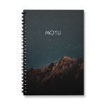 Erasable Notebook | Ring Binder A5 | New Designs Midnight Mountain / Rocksolid