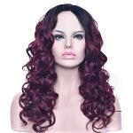 Elegant Women Trendy Medium-Length Curly Hair Wigs