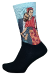 Frida & Van Gogh Patterned Bottom Printed Socks