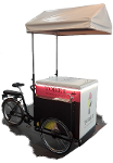 Ice cream cart with Bicycle