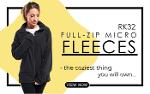 Winter wear full zip micro ladies fleeces - RK32