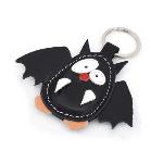 Cute Little Bat Leather Animal Keychain