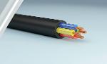 Copper flexible cable with thermoplastic rubber insulation and sheath