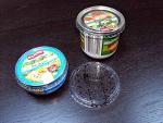 Plastic lids for different containers