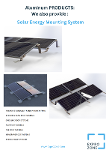Solar Energy Aluminum Mounting Systems