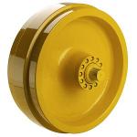 Idlers (deflection wheels) for construction machinery