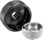 Knurled nuts steel and stainless steel din 6303