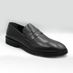 Navy Blue Classic Men's Leather Shoes