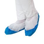 Non-woven shoe cover with CPE sole