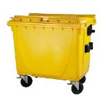 Plastic container 770 flatid yellow