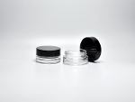 Straight Sided Concentrate Glass Cosmetic jar for lip balm 