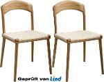 Home  Dining chair Toli set of 2 White