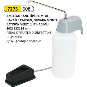 7275 PEDAL OPERATED DISINFECTANT DISPENSER (OPERATING ROOM TYPE)