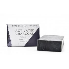 ACTIVATED CHARCOAL SOAP 120g LEMON + TEATREE DEEP CLEANSE DETOX SOAP