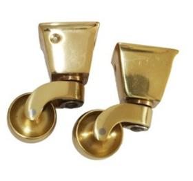 Solid Brass Castors with wheels