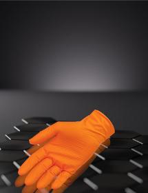 6768 Orange Pro Gloves Size L (Box a 50 pcs.)