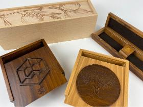 Custom made wooden boxes